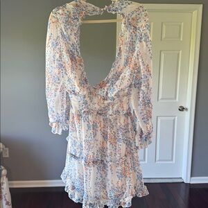 Floral Ruffle Dress beautiful for a shower or girlie day